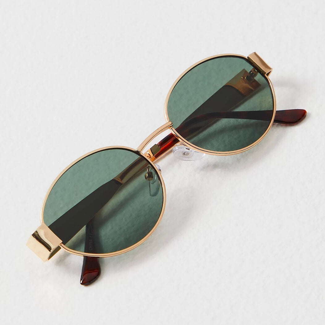 Vintage Glow sunglasses-gold-green