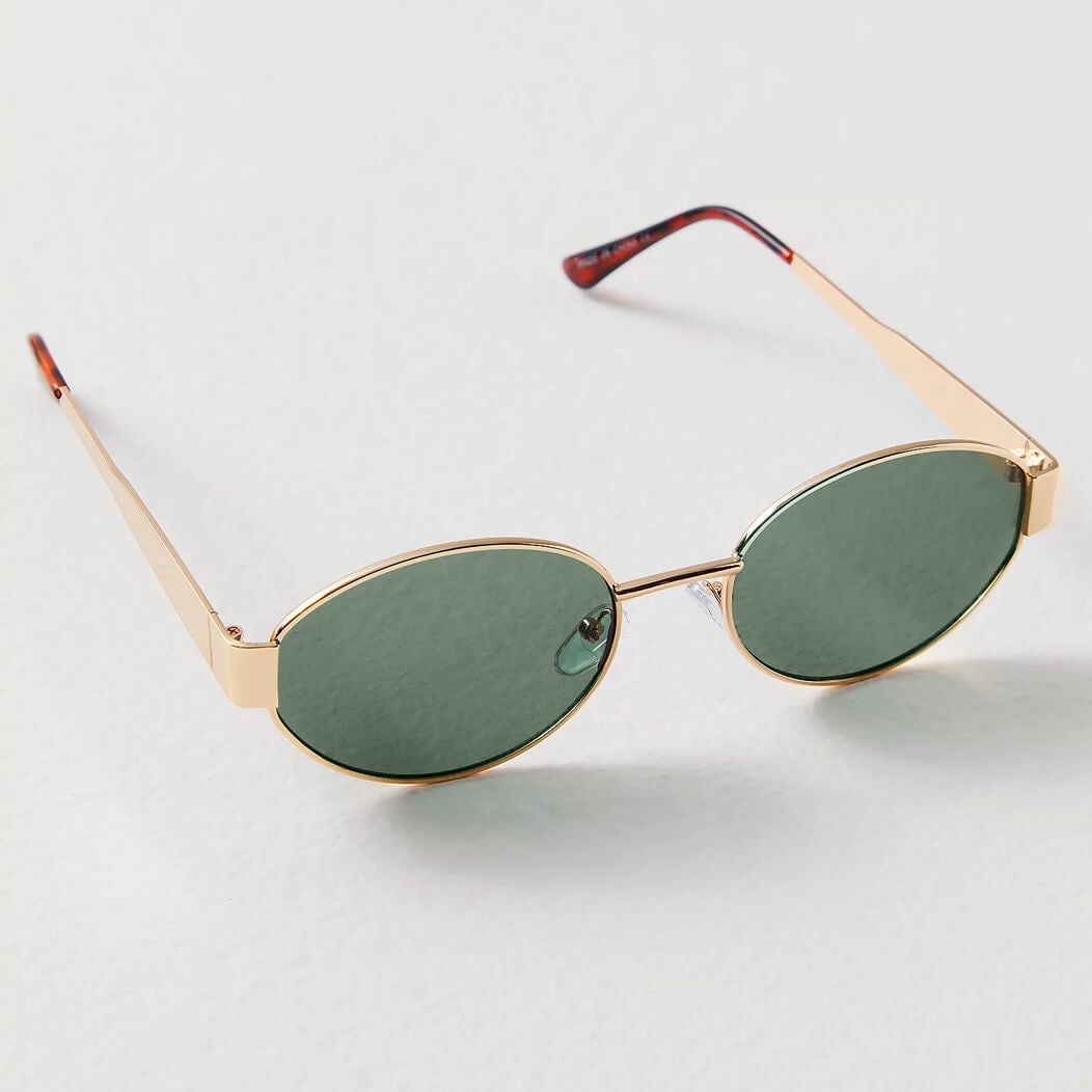 Vintage Glow sunglasses-gold-green1